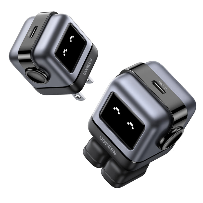 UGREEN Mini Robot Nexode 65W 3-Port PD GaN Fast Charger (CD361)