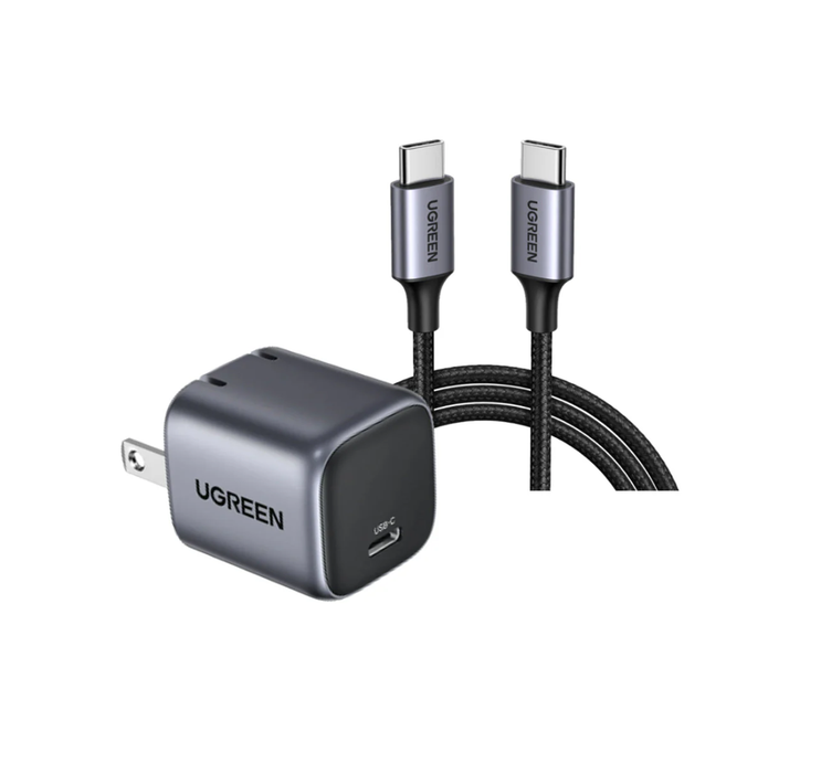 UGREEN Nexode Mini 30W USB-C PD GaN Fast Charger + Cable (CD319/25256)
