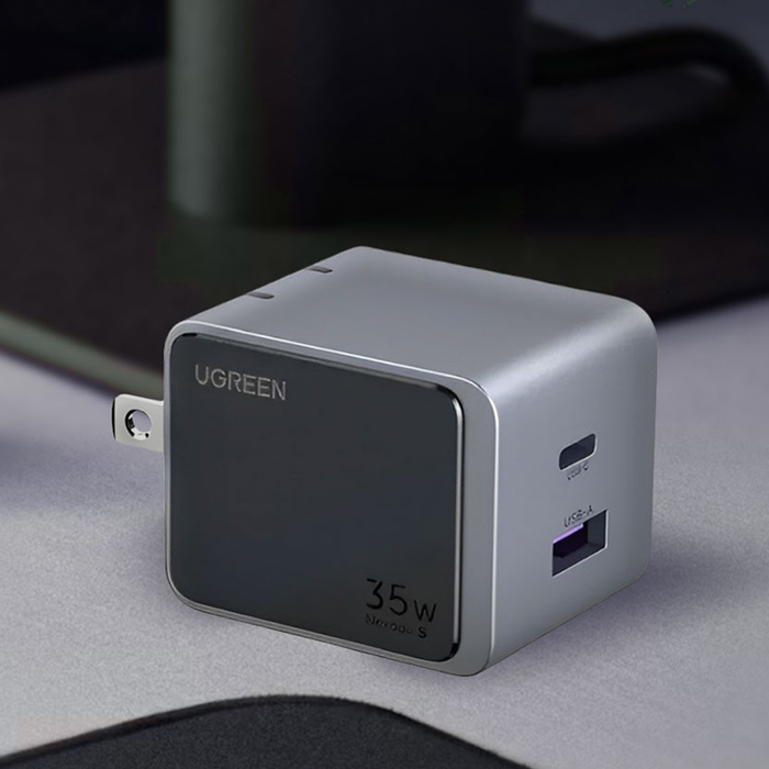 UGREEN Nexode S 2-Port USB-A + USB-C 35W GaN Fast Charger (X507/45222)