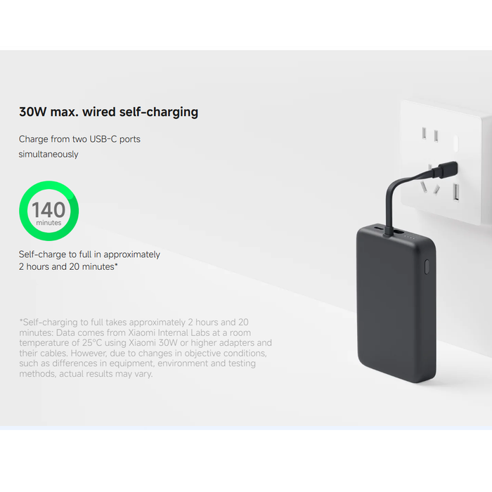 Xiaomi 33W Magnetic Power Bank 10000 Integrated Cable