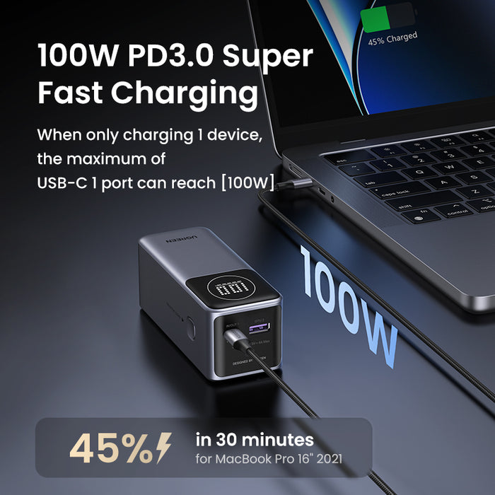UGREEN Nexode 12000mAh Quick Charging 100W Power Bank (PB724/35526B)