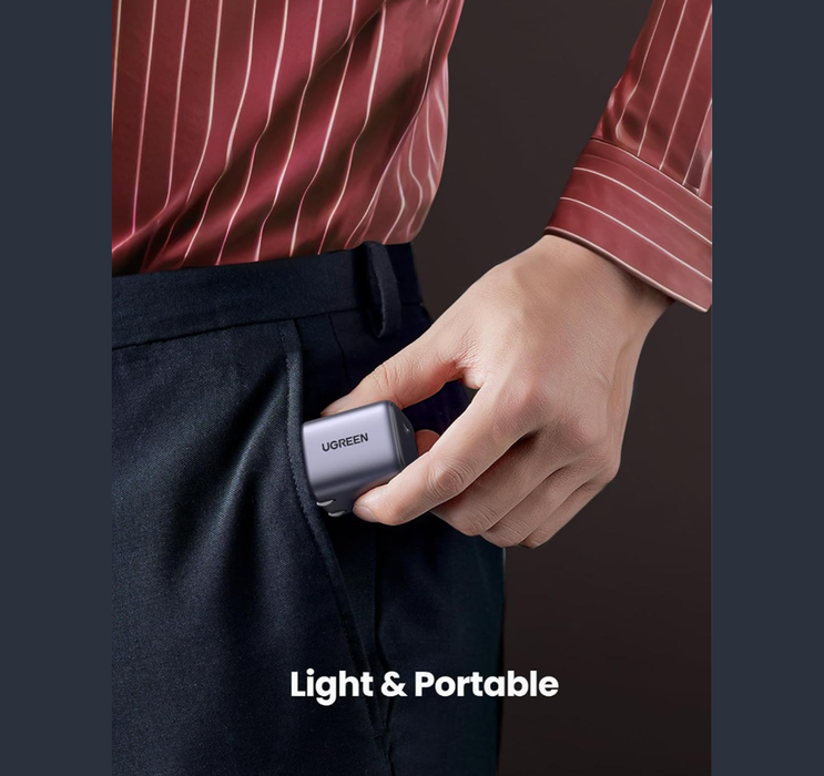 UGREEN Nexode Mini 30W USB-C PD GaN Fast Charger + Cable (CD319/25256)