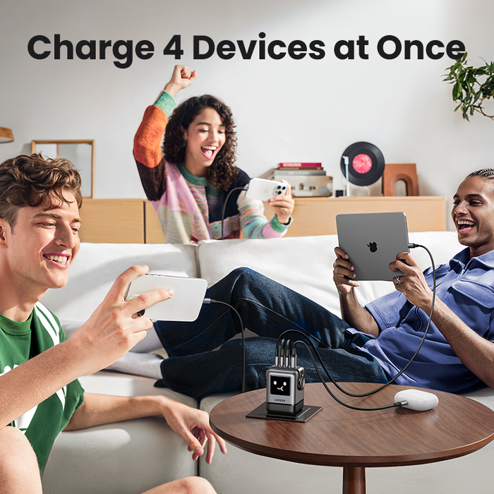 UGREEN USB-A+3USB-C Nexode 100W Robot Gan Tech Fast Charger (X688/45514B)