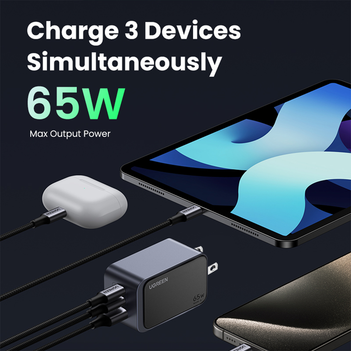 UGREEN Nexode S 2-Port USB-A + USB-C 35W GaN Fast Charger (X507/45222)
