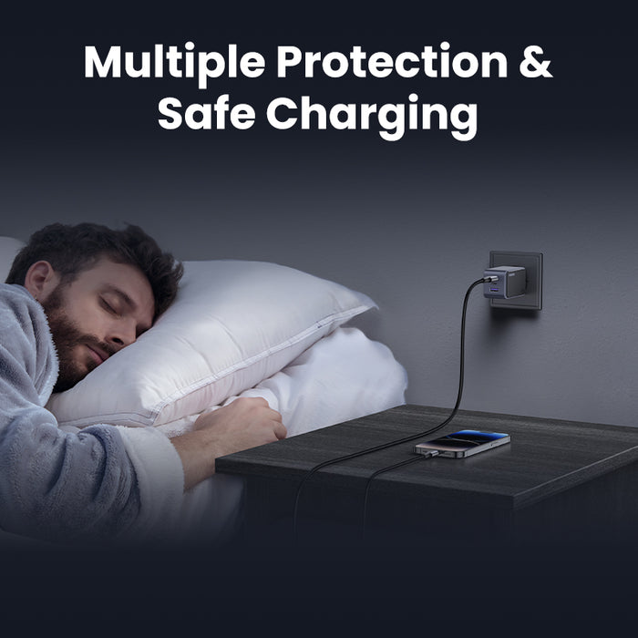 UGREEN Nexode S 2-Port USB-A + USB-C 35W GaN Fast Charger (X507/45222)