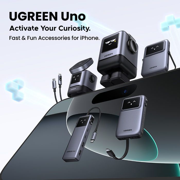UGREEN USB-A+3USB-C Nexode 100W Robot Gan Tech Fast Charger (X688/45514B)
