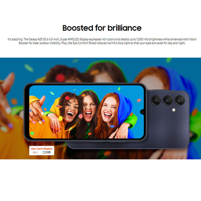 Samsung Galaxy A25 5G FREE Power Adapter+ SIM Card
