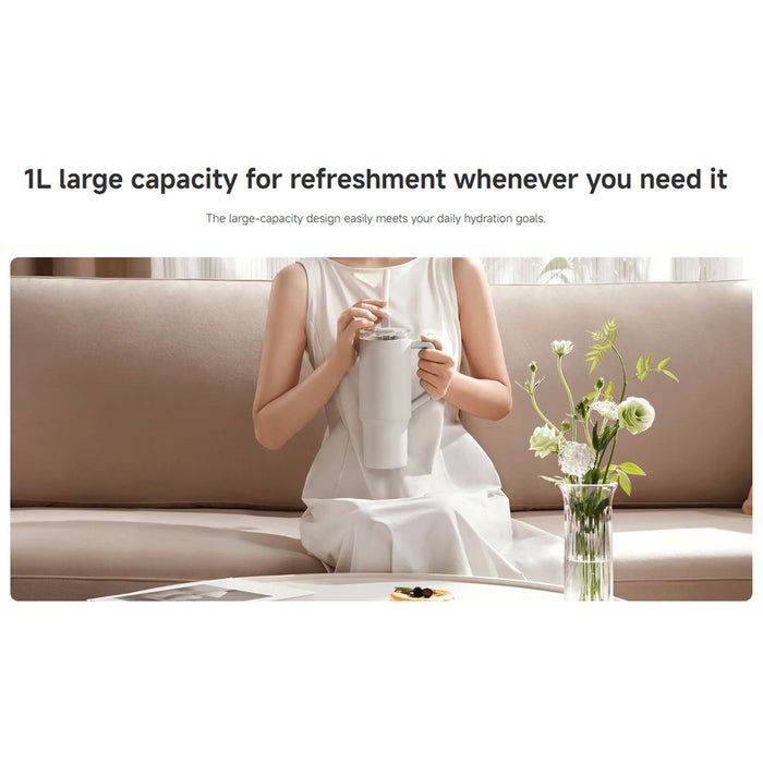 Xiaomi Straw Mug | 1L large capacity  | 316L stainless steel | Lock in heat and cold
