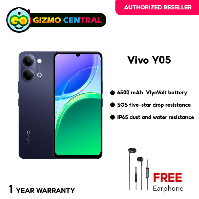 Vivo Y05 FREE Earphone