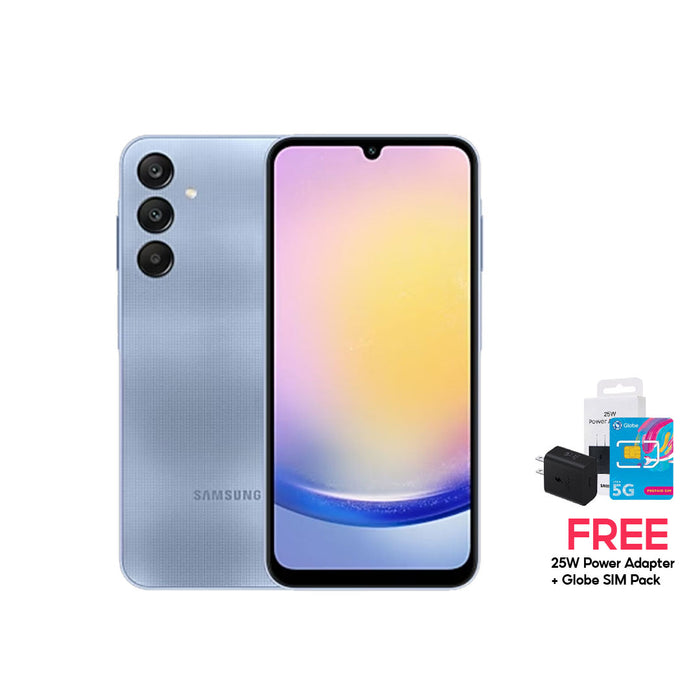 Samsung Galaxy A25 5G FREE Power Adapter+ SIM Card