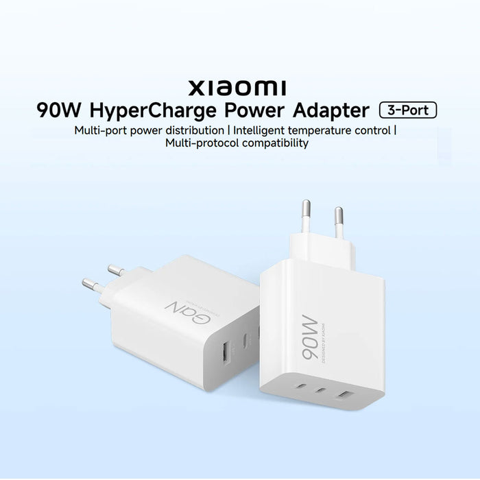 Xiaomi 90W Hypercharge Power Adapter 3- Port EU