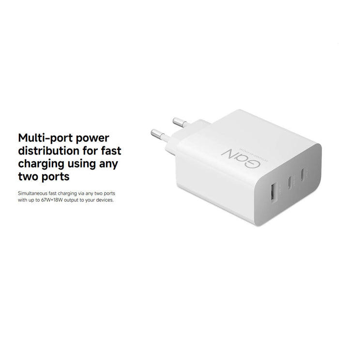 Xiaomi 90W Hypercharge Power Adapter 3- Port EU
