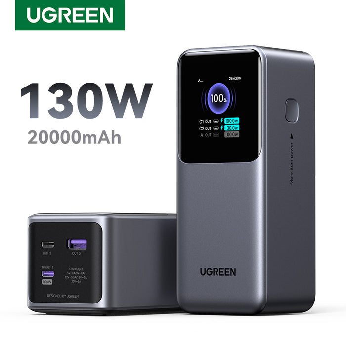 UGREEN Nexode 20000mAh Quick Charging 130W Power Bank (PB721/35524B)