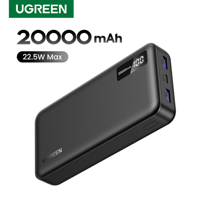 UGREEN 20000mAh PD 20W Two-way Fast Charging Power Bank (PB312/25683)