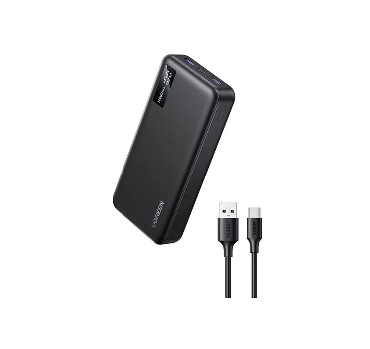 UGREEN 20000mAh PD 20W Two-way Fast Charging Power Bank (PB312/25683)