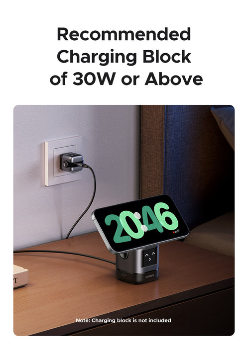 UGREEN Uno Robot 2-in-1 15W Magnetic Wireless Charger UGREEN W709-45775