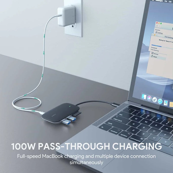 Aukey-CB-C68 Multiport USB-C Hub with Power Delivery