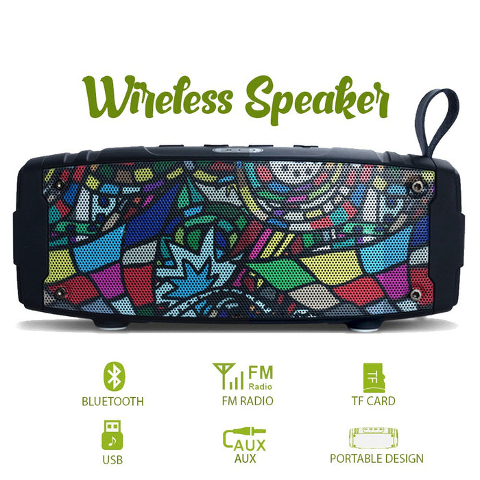 XO-F12 Wireless Speaker with Micro SD Card/USB Drive Up to 32gb