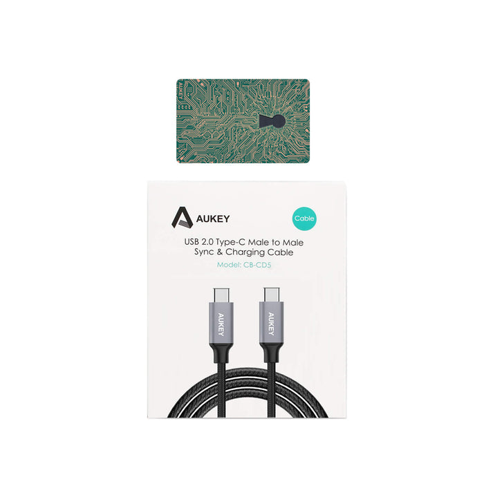   Aukey CB-CD5 Braided Nylon USB 2.0 C to C Cable 1m