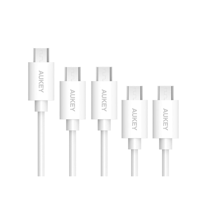   Aukey CB-D5 Five Pack USB 2.0 to Micro USB Cables