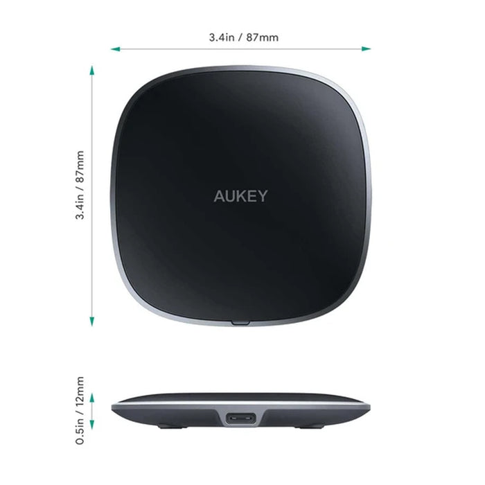 AUKEY LC-Q6 Graphite 10W Wireless Fast Charger