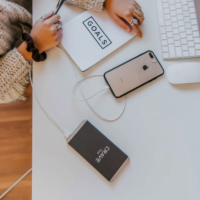 Crave PLUS Portable Charger with QC 3.0 + Type C