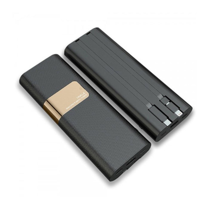 iWalk 20000mAh Power Bank Secretary+ with 2in1 build-in Micro and Type-C Cable